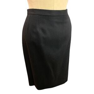 Size 46 Morabito Paris Wool Angora Blend Straight Pencil Skirt